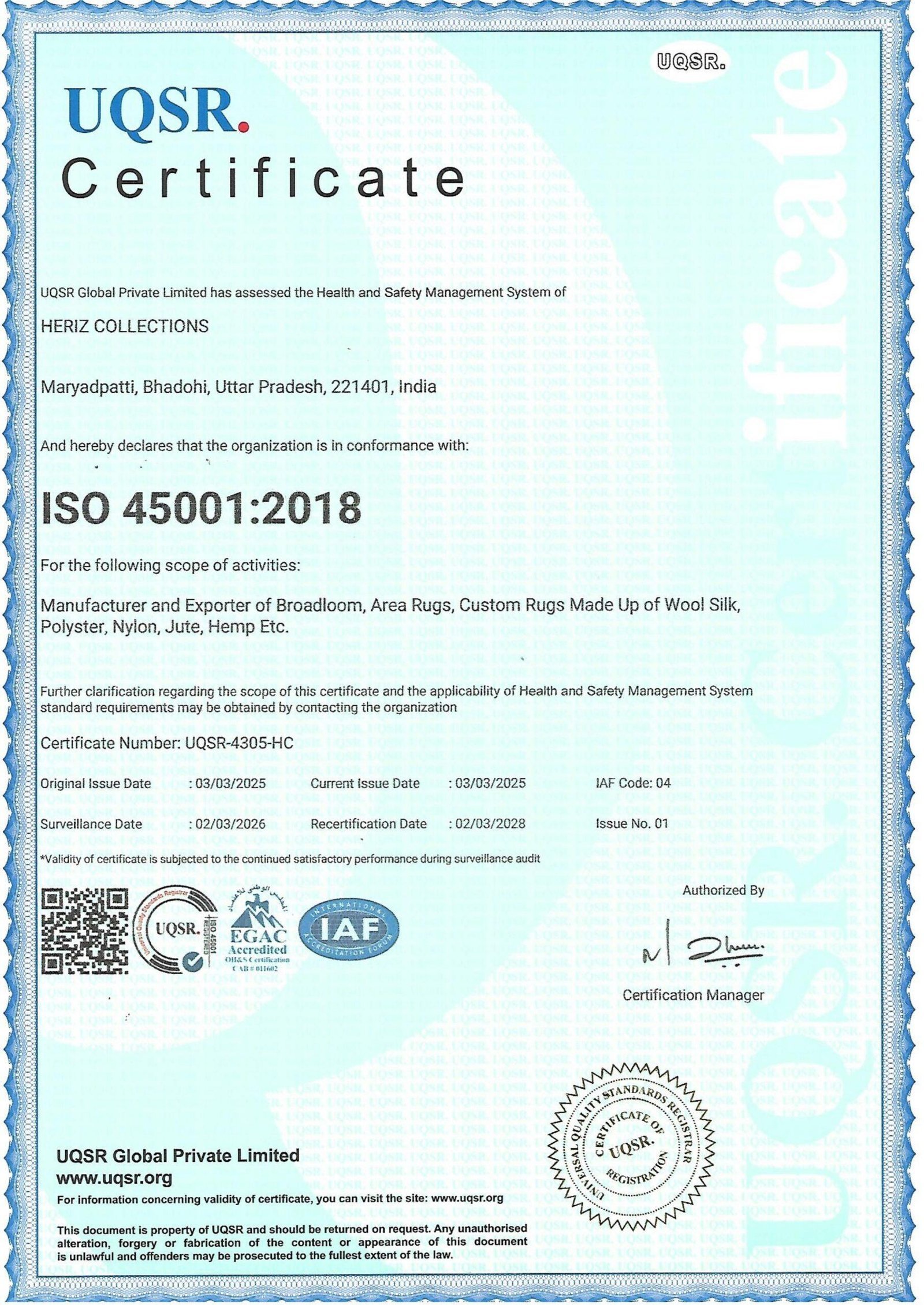 ISO 45001:2018